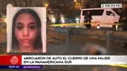 Surco: Arrojan cuerpo sin vida de mujer en la Panamericana Sur