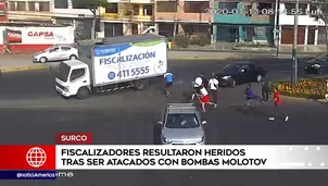 Incidente ocurrió en Surco. América Noticias