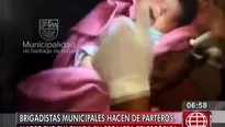 María Chumbe dió a luz a una pequeña a la que llamó Dulce Esperanza