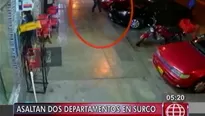 Delincuentes roban casas en Surco. 