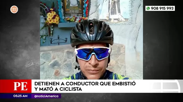 Conductor atropelló y mató a ciclista en Surco. Foto: América Noticias