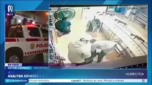 Asaltan armería en Surco y roban 37 armas de fuego/ Video y Foto: Canal N