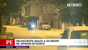 Asaltos en Surco. Foto y video: América Noticias