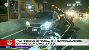 Persecución en Surco. Foto y video: América Noticias