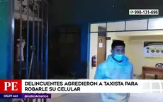 Surco: Delincuentes agredieron a taxista para robarle su celular - Noticias de taxista
