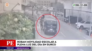 Robo de vehículo en Surco. Foto y video: América Noticias