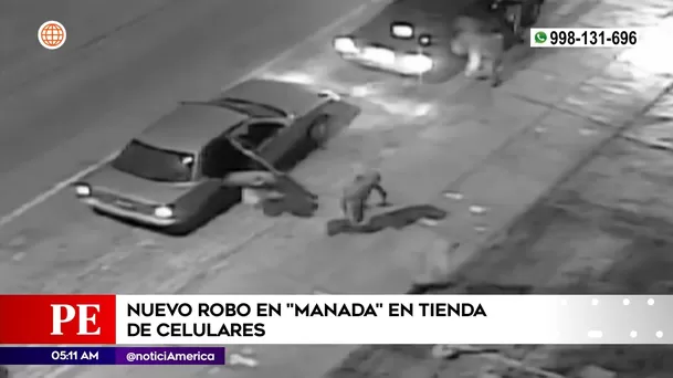 Robo en manada en Surco. Foto: América Noticias