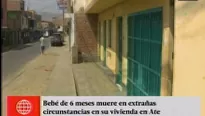 Extra&ntilde;a muerte de beb&eacute; en Surco. Am&eacute;rica Noticias.