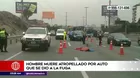 Surco: Hombre murió atropellado en la Panamericana Sur por auto que se dio a la fuga 