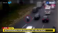 Surco: Intervienen a motociclista venezolano por exceso de velocidad