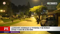 Robos en Surco. Foto y video: América Noticias