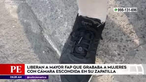 Oficial de la FAP grababa a mujeres en la calle.