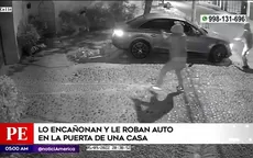 Surco: Lo encañonan y le roban auto en la puerta de una casa - Noticias de encanonan