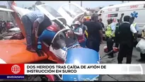 El accidente se produjo antes de las 11:20 a.m.. Foto: América Noticias