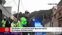 Agentes del serenazgo registraron la intervención junto a la policía.