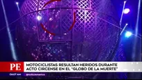 Accidente durante acto de circo. América Noticias