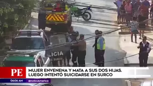 Mujer envenenó a sus dos hijas. América Noticias