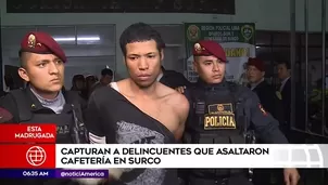 Policía capturó a venezolanos que asaltaron local de Starbucks.