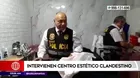 Surco: Policía intervino centro estético clandestino