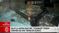 Robo de drones en Surco.