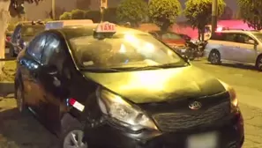 Los taxistas fueron asaltados en el mismo lugar. Foto: Captura América TV