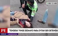 Surco: Tendera finge desmayo para evitar ser detenida - Noticias de tenderos