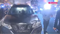 La minivan blanca involucrada en el accidente pertenecería a la Línea 1 del Metro de Lima. / Video: Canal N