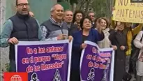 Vecinos de Surco realizaron protesta en un parque