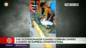 Cae extorsionador cuando cobraba dinero a dueño de constructora. Foto y video: América Noticias