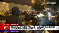 Desalojo en Surquillo. Foto y video: América Noticias