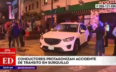 Surquillo: Conductores protagonizaron accidente de tránsito - Noticias de transito