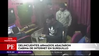 Asalto en cabina de internet en Surquillo. América Noticias