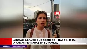 El hecho ocurrió en Surquillo. Foto: América TV