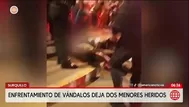 Surquillo: Enfrentamiento entre barristas deja dos heridos