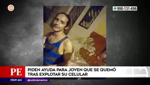 Celular explotó en vivienda en Surquillo. Foto y video: América Noticias