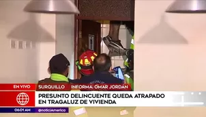 Sujeto fue rescatado tras varias horas.