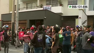 Repartidor agredido en Surquillo. Foto y video: América Noticias