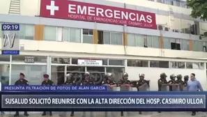 Supuesta filtración de fotos de Alan García es investigada pro SUSALUD