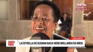 Susana Baca celebrar&aacute; 50 a&ntilde;os de carrera musical con recital. Foto y video: Cuarto Poder