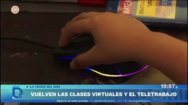 Clases virtuales y teletrabajo regresan a Lima y Callao por crisis energética/ América TV