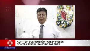 Fiscal supremo adjunto Sandro Paredes.