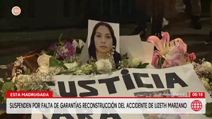 Suspenden reconstrucción de accidente de Lizeth Marzano. Foto y video: América Noticias