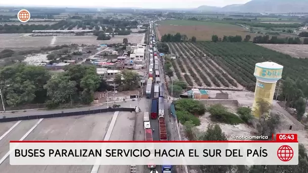 Suspenden venta de pasajes al sur en terminal de Atocongo. Foto: América Noticias