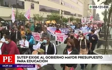 Sutep exige al Gobierno mayor presupuesto para educación - Noticias de gobierno
