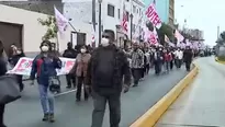  Sutep: Manifestantes marchan a nivel nacional para exigir que Castillo cumpla con sus promesas