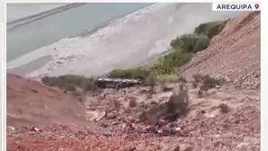 Sutran informó que el bus siniestrado en Arequipa tenía autorización del Gobierno Regional y ruta regional. / Video: Canal N