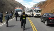 Sutran: disminuyen los puntos bloqueados en las carreteras