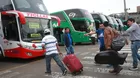 Sutran estimó que cerca de un millón y medio personas viajarán en fiestas patrias