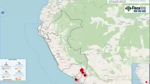 Sutrán reporta el estado de las vías nacionales por paro de transportistas. Foto: Sutrán / Video: Canal N