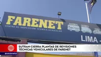 Sutran inspeccionó sedes de Farenet. Foto: América Noticias